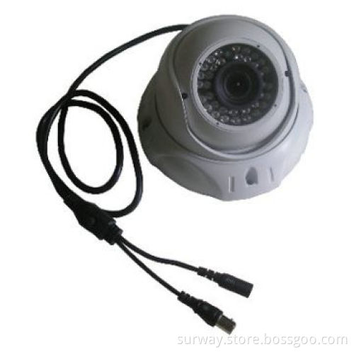 700TVL Vandalproof IR Dome Camera with 1/3-inch Sony Effio, 4 to 9mm Varifocal Lens